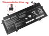 Original 52Whr Toshiba Portege Z35-AST3N01 Z35-AST3N05 Akku