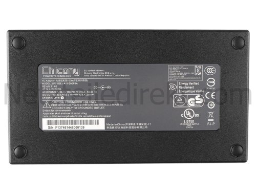 200W Clevo P651RG-G P651RG Netzteil Ladegerät + Ladekabel