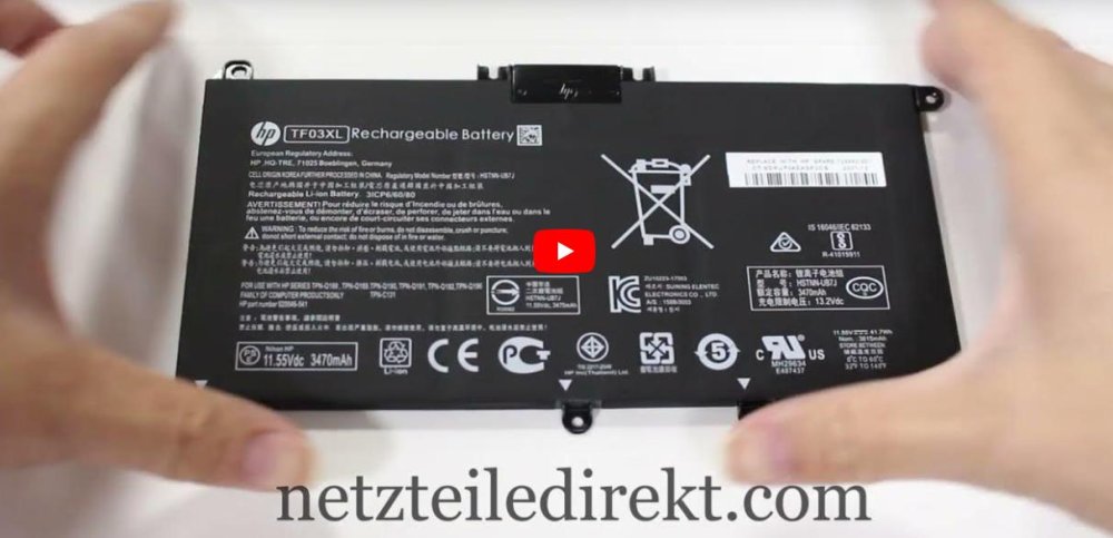 Original 41.9Wh Akku für HP Pavilion 14-cd0000 x360 Convertible