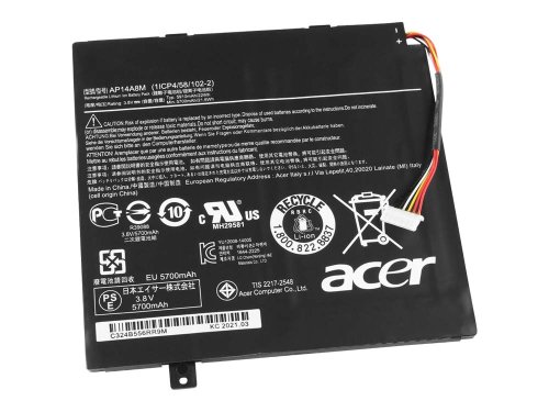 Akku Acer Iconia Tab 10 A3-A20-K7SZ A3-A20-K79Q 22Whr 3 Zellen