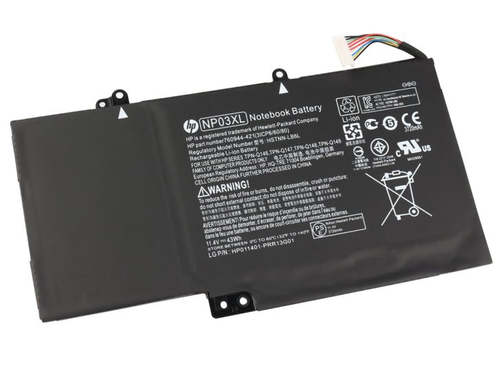 43Whr HP Envy 15-u100nx x360 15-u170nb x360 Akku - zum Schließen ins Bild klicken