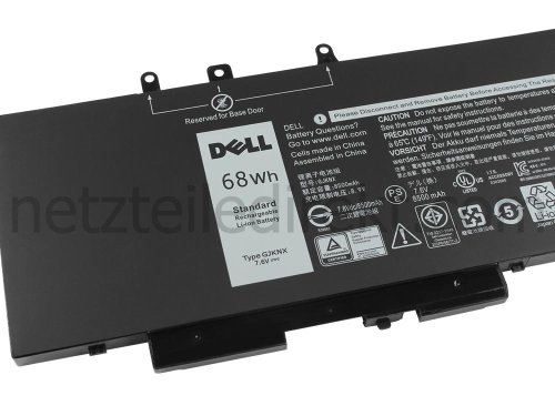 Original 8500mAh 68Wh 4 Zellen Akku Dell Latitude 15 5580 P60F001