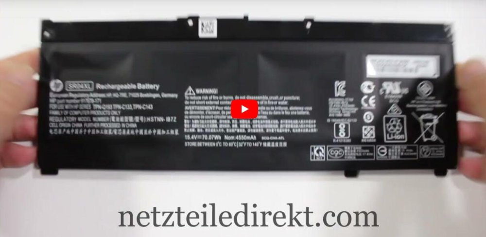 Original 4550mAh 70.07Wh Akku HP SR04XL 917678-1B1 HSTNN-IB7Z