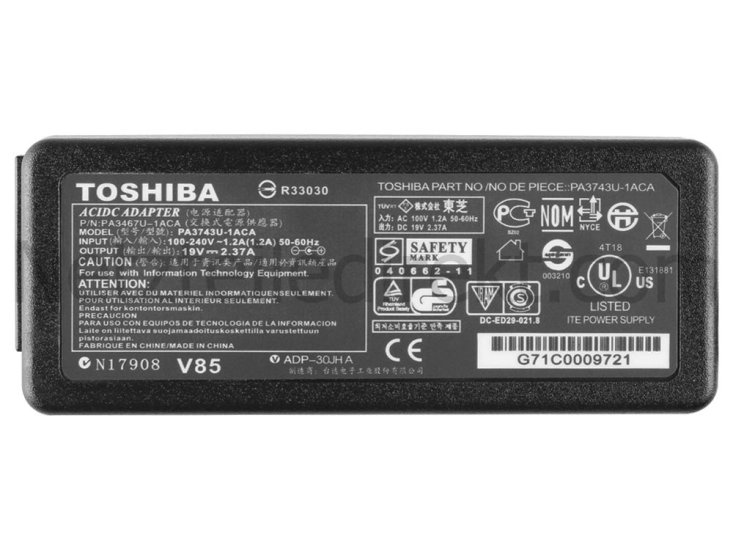 45W Toshiba Satellite U845 U845W Netzteil - zum Schließen ins Bild klicken
