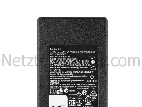Original 90w Dell Inspiron 16 7610 P107F P107F001 Ladegerät
