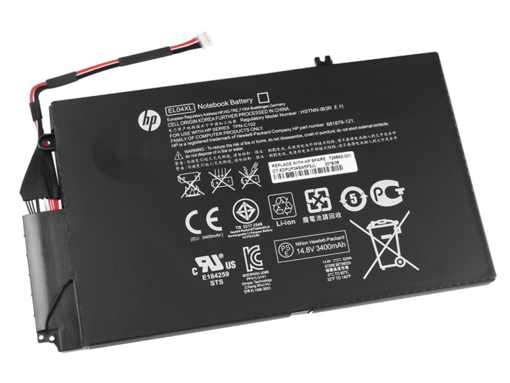 52Wh HP EL04XL HSTNN-UB3R HSTNN-IB3R Akku - zum Schließen ins Bild klicken