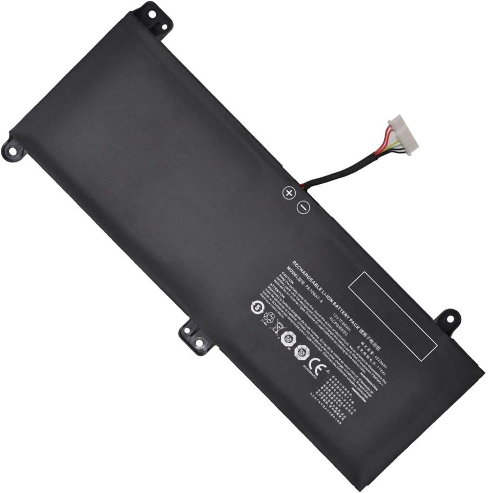 Original 4320mAh 66Wh 4-Zellen Clevo PA70HP6-G PA70BAT-4 Akku