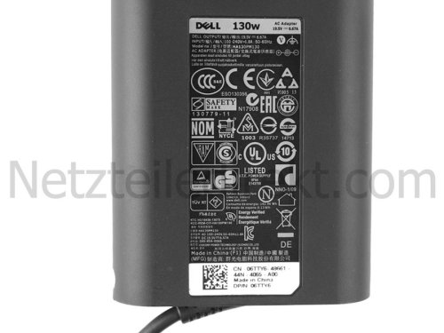 Original 19.5V 6.67A 130W Dell Netzteil Ladegerät 7.4mm * 5.0mm