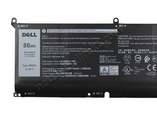 Original 7167mAh 86Wh Dell G15 5520 Akku