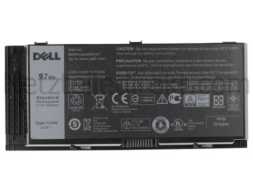 Original 9 Zellen 97Whr Dell Precision M6600-9940 Akku