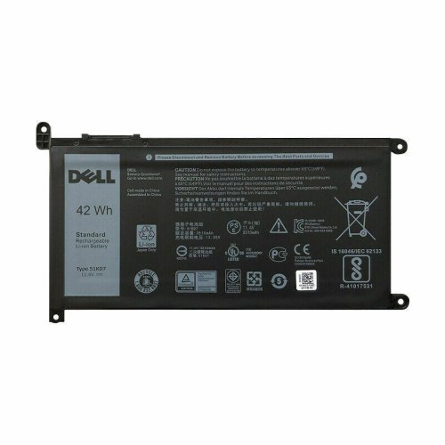 3 Zellen 42Wh Dell Chromebook 5190 P28T001 Akku