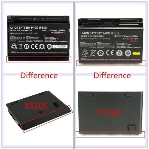 5200mah Schenker XMG P701 P702 PRO Serie Akku
