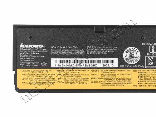 Original 6600mAh 72Wh 6 Zellen Lenovo ThinkPad T560 20FH002 Akku