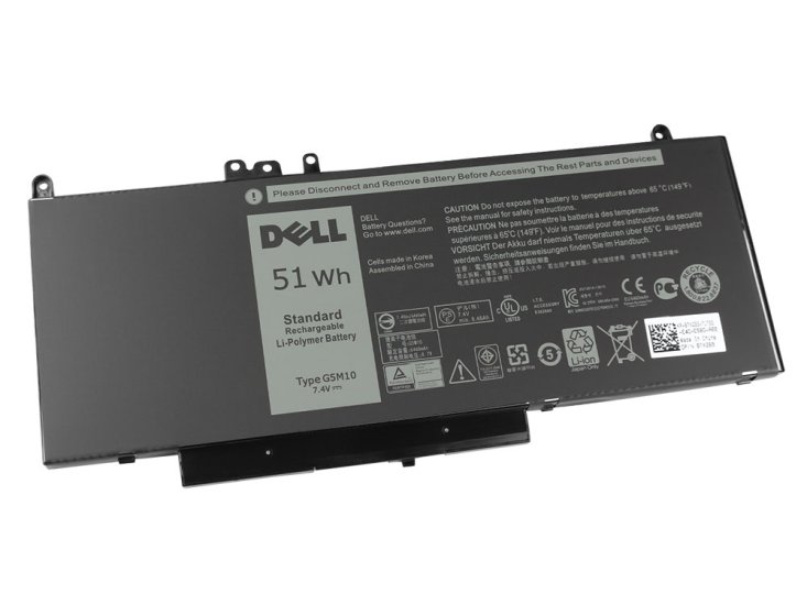 Original 51Wh 4-Zellen Dell F5WW5 K9GVN R9XM9 YM3TC Akku - zum Schließen ins Bild klicken