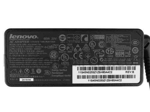 Original 65W Lenovo B50-30 B50-45 B50-70 Netzteil + Frei Ladekabel
