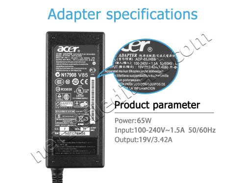 Original 65w Acer Aspire 3 A315-56 Netzteil Ladegerät