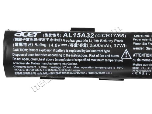 Original 2500mAh 37Whr Acer Aspire E5-473G-36HS Akku