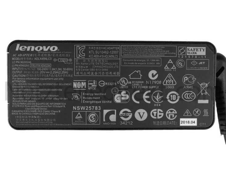 Original 45W 20V 2.25A Lenovo Thinkpad X240S 20AK0010CD Netzteil - zum Schließen ins Bild klicken