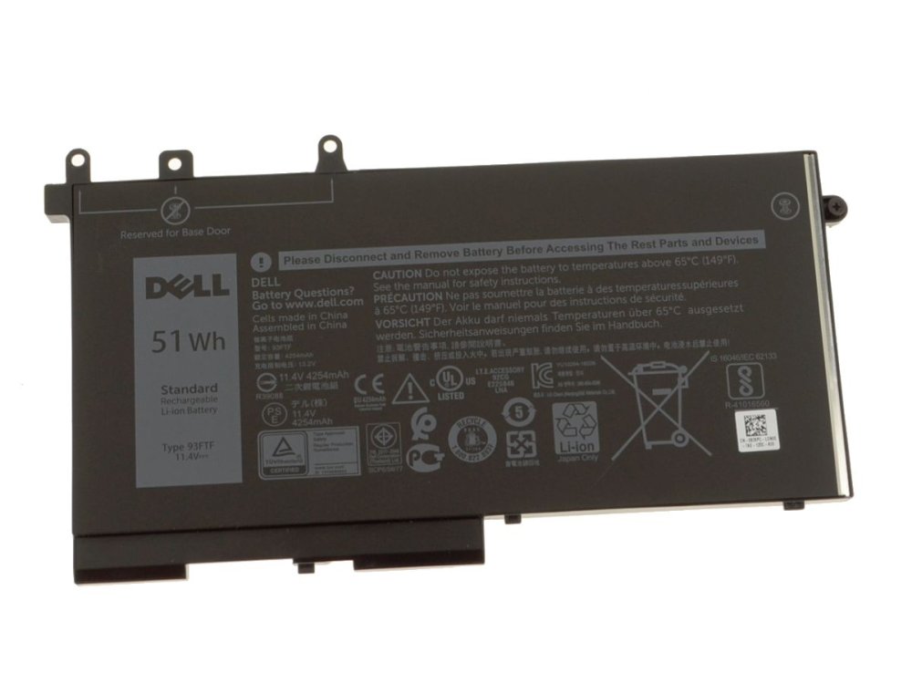 Original 4254mAh 51Wh 3 Zellen Akku Dell Latitude 12 5280 P27S001