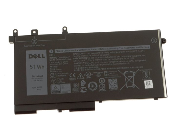 Original 4254mAh 51Wh 3 Zellen Akku Dell 093FTF 93FTF - zum Schließen ins Bild klicken