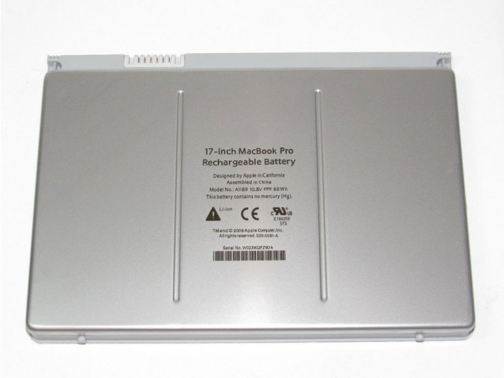 68Wh Apple MacBook Pro 17 MA092 MB766D/A Akku - zum Schließen ins Bild klicken