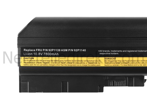 7800mAh 84Wh 9 Zellen Lenovo IBM ThinkPad T60 8746 Akku