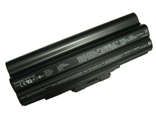 12 Zellen Schwarz Sony Vaio SVE1111M1R Akku