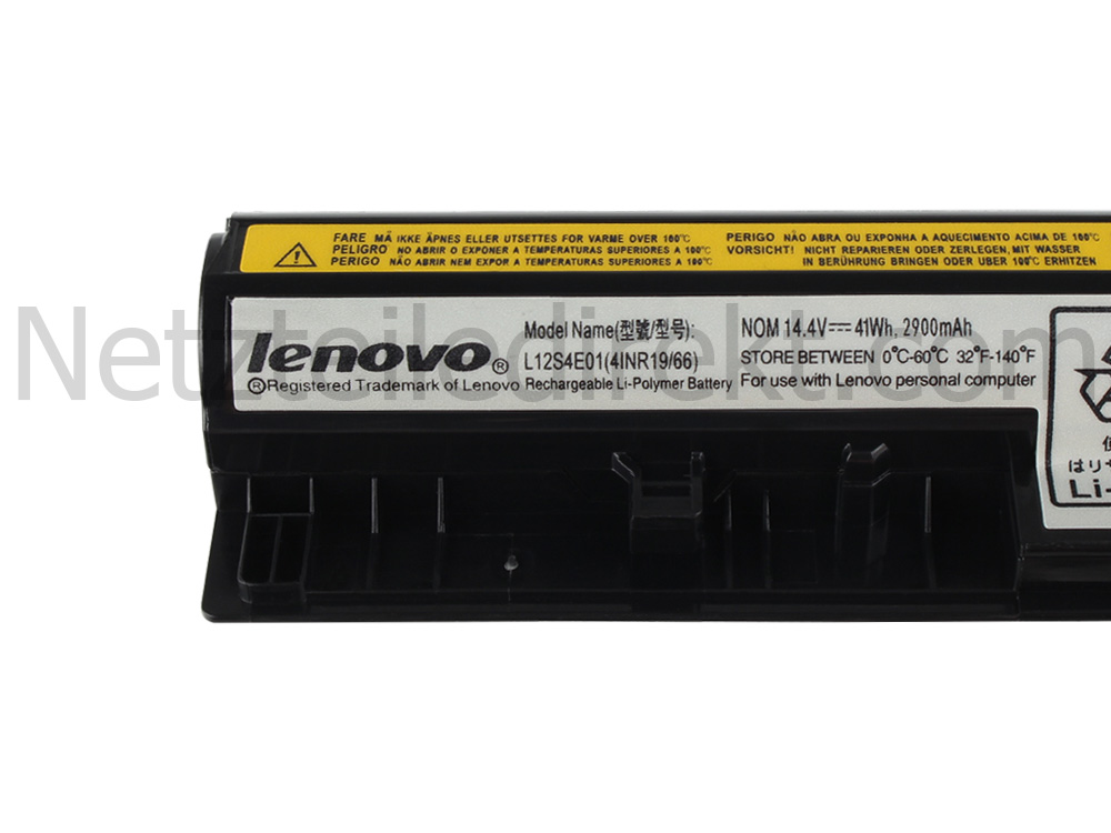 32Wh 4 Zellen Lenovo L12S4A02 Akku