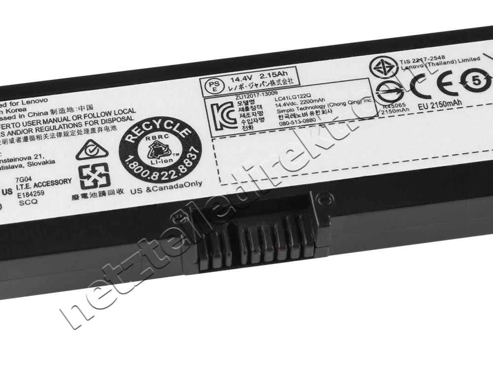 32Whr 4Zellen Lenovo B71-80 Akku