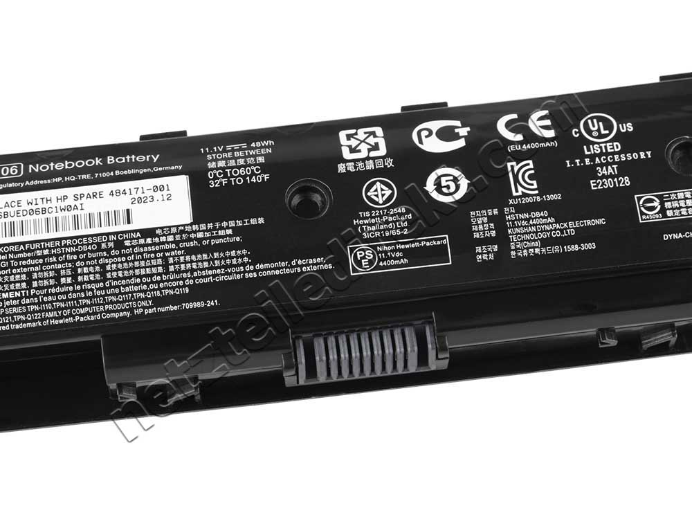 4400mAh 48Wh HP Envy 17t-j000 Select Edition CTO Akku