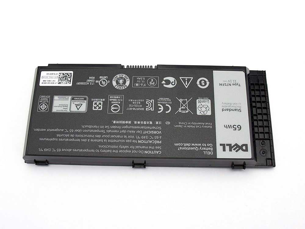 65Whr N71FM 5V19F 451-BBGN Dell Precision M4800 P20E Akku