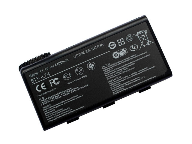 4400mAh 6 Zellen MSI A6235-Ci3703 Akku - zum Schließen ins Bild klicken