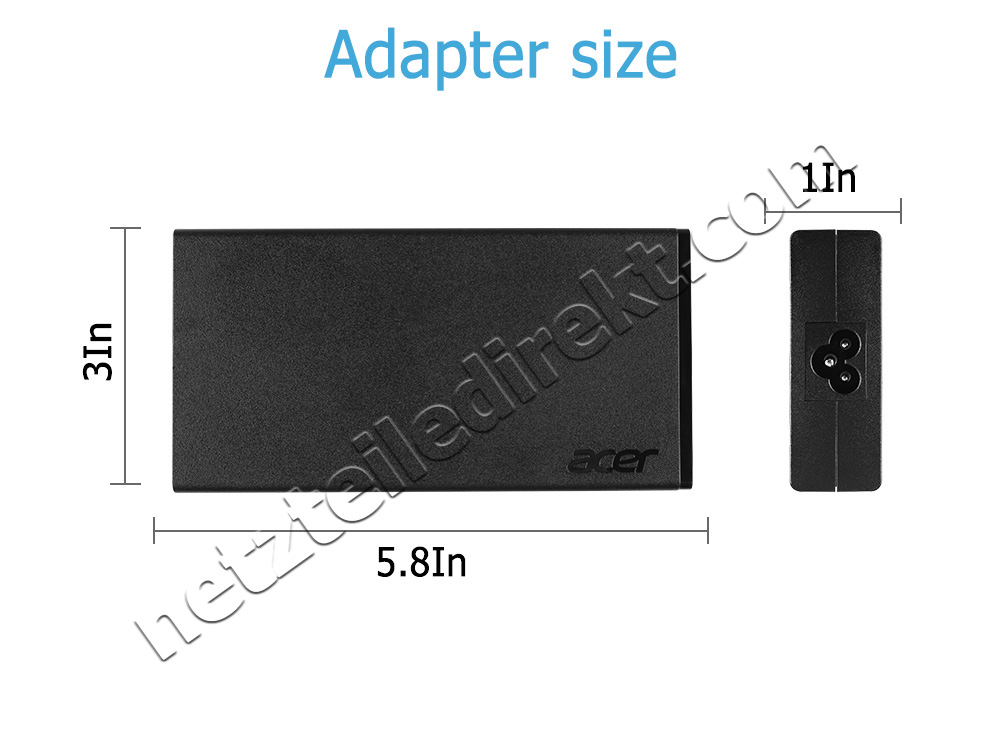 135w Acer Aspire 5 A517-51GP-5071 Netzteil Ladegerät