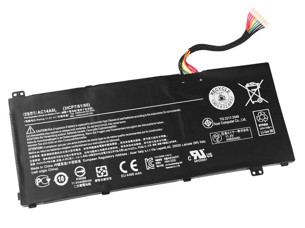 Original Akku Acer Aspire VN7-792G-77MV VN7-792G-726L 51Whr