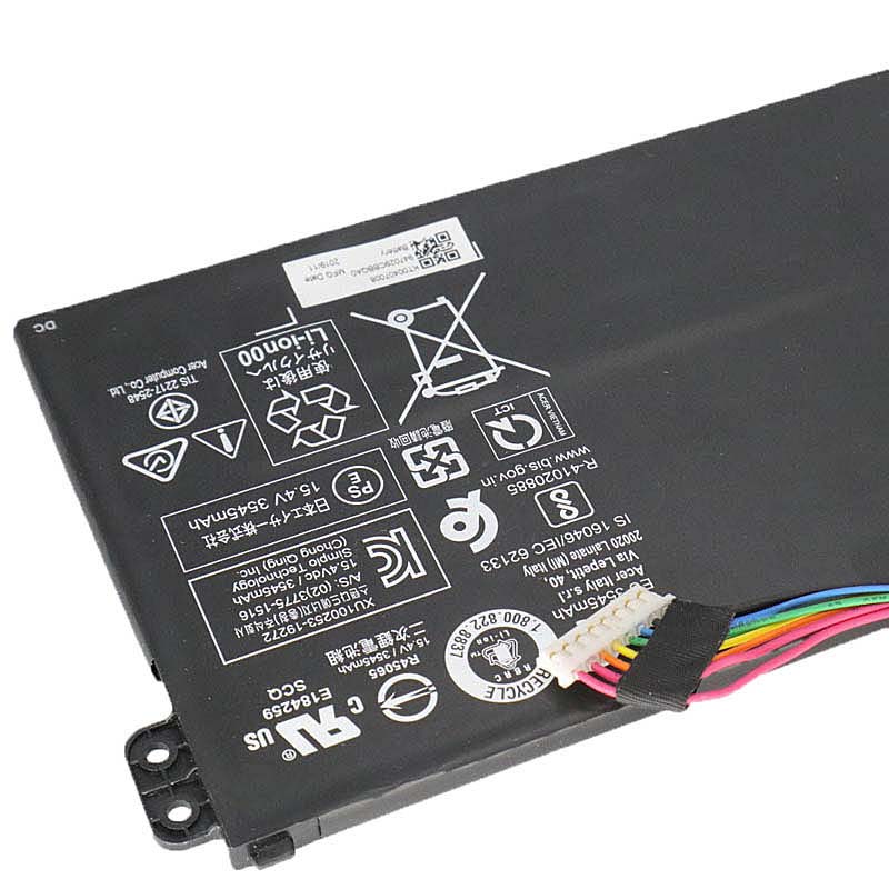 3634mAh 55.9Wh 4-Zellen Acer Spin 3 SP313-51N-727Z Akku