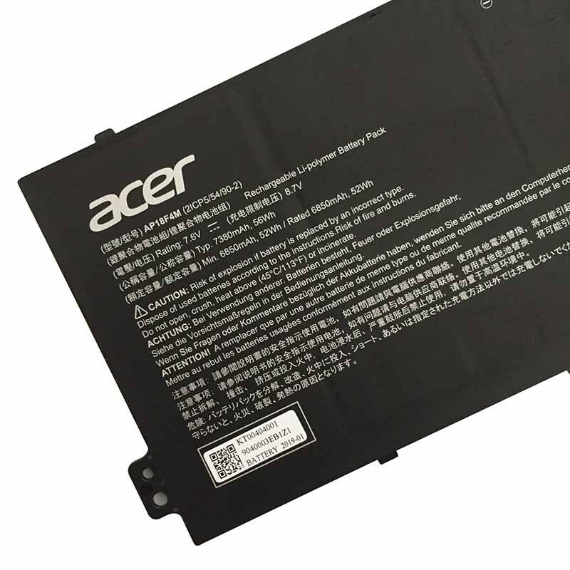 Original 6850mAh 52Wh 4 Zellen Acer Chromebook 714 CB714-1WT-3447 Akku