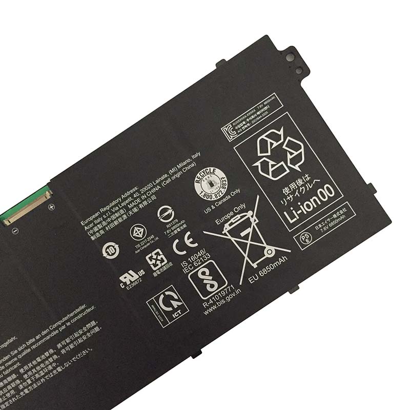 Original 6850mAh 52Wh 4 Zellen Acer Chromebook 714 CB714-1WT-3447 Akku