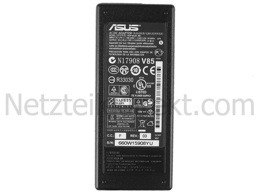 Original 65W Asus VG27AQ Monitor Netzteil Ladegerät + Kabel