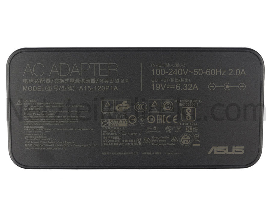 Original 120w Asus Z83SV-7S040C Netzteil Ladegerät