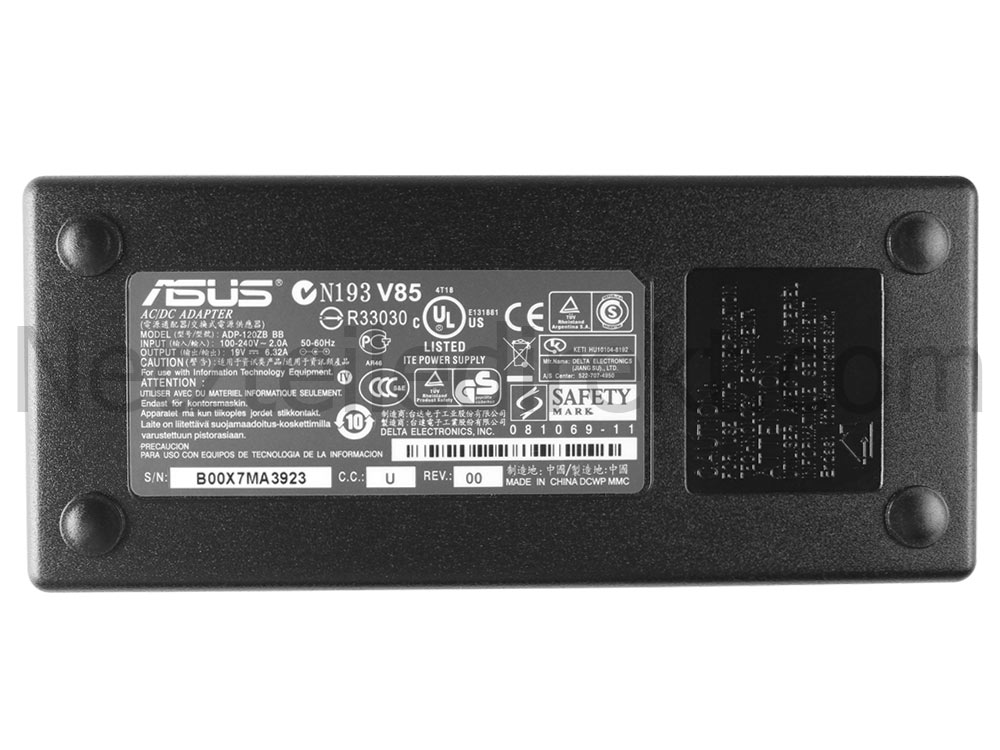 19V 6.3A 120W Asus Pro77Sv Pro78 Pro78JV Notebook Netzteil