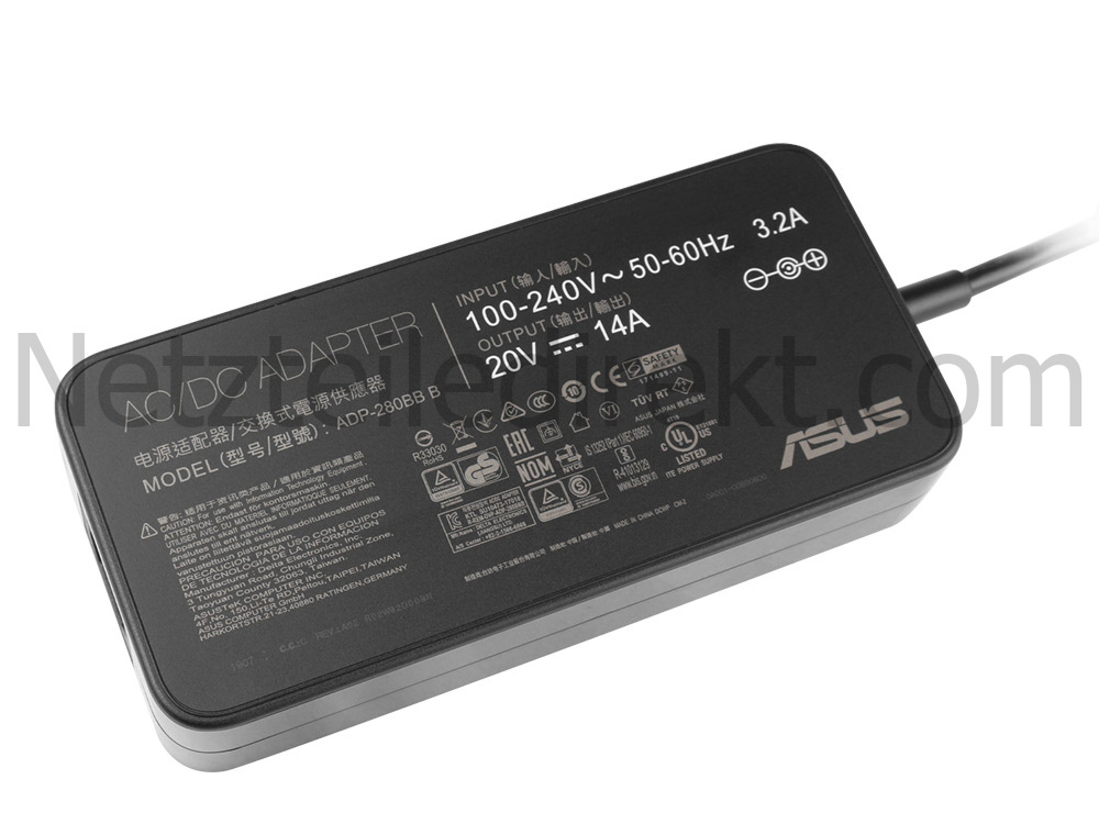 Original 280W Asus A17-280P1A ADP-280BB B Netzteil Ladegerät