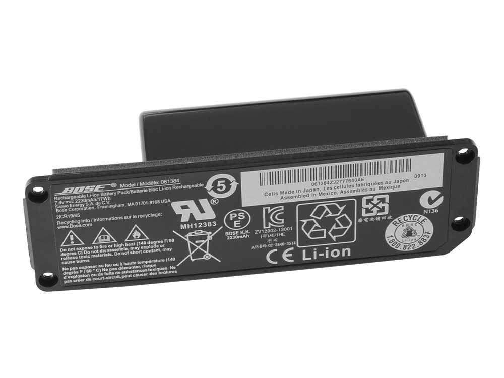 Original 2230mAh 17Wh Akku Bose Soundlink Mini I 061384 061385