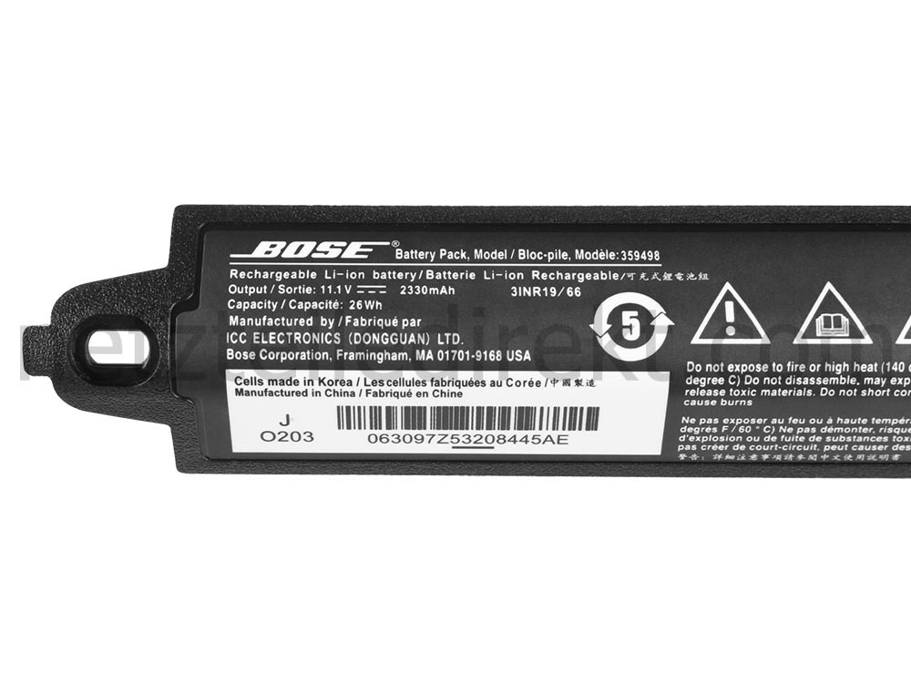 26Wh Akku für Bose Soundlink Bluetooth Wireless Mobile Speaker II 2