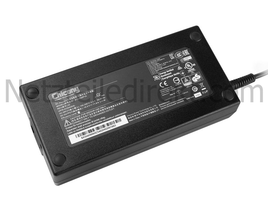 230W Slim Acer Predator 15 G9-593-75SH Netzteil Ladegerät