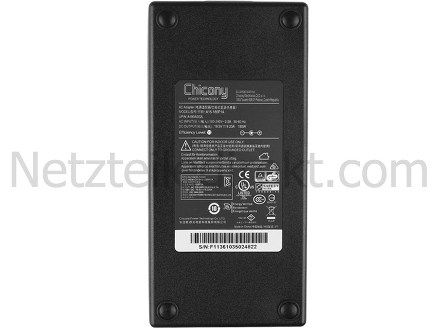 180W MSI gx70 Destroyer 3cc-236my Netzteil