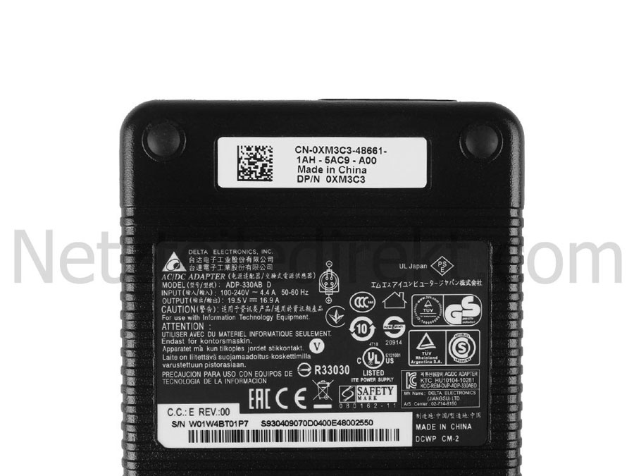 Original 330W INPHTECH P375SMit-A XNOTE P377SM Netzteil