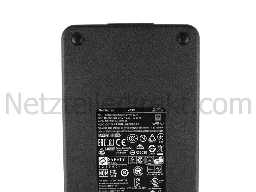 19.5V 12.3A 240W Slim Dell Precision M6700 Notebook Netzteil