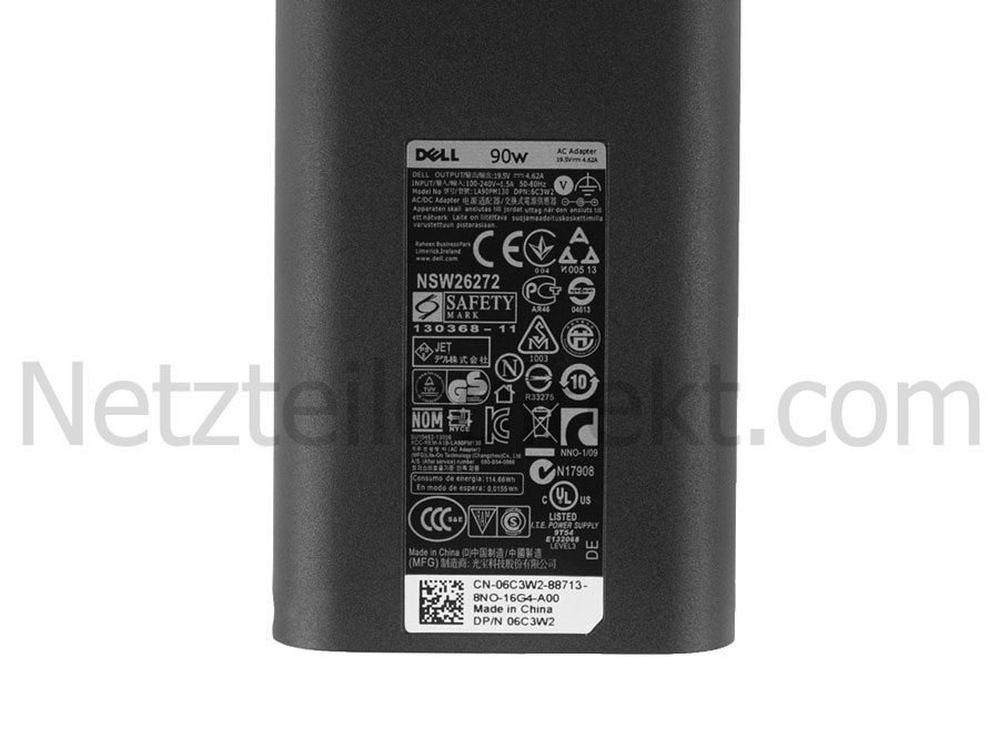 Original 90W Dell Inspiron 15 7537 Netzteil