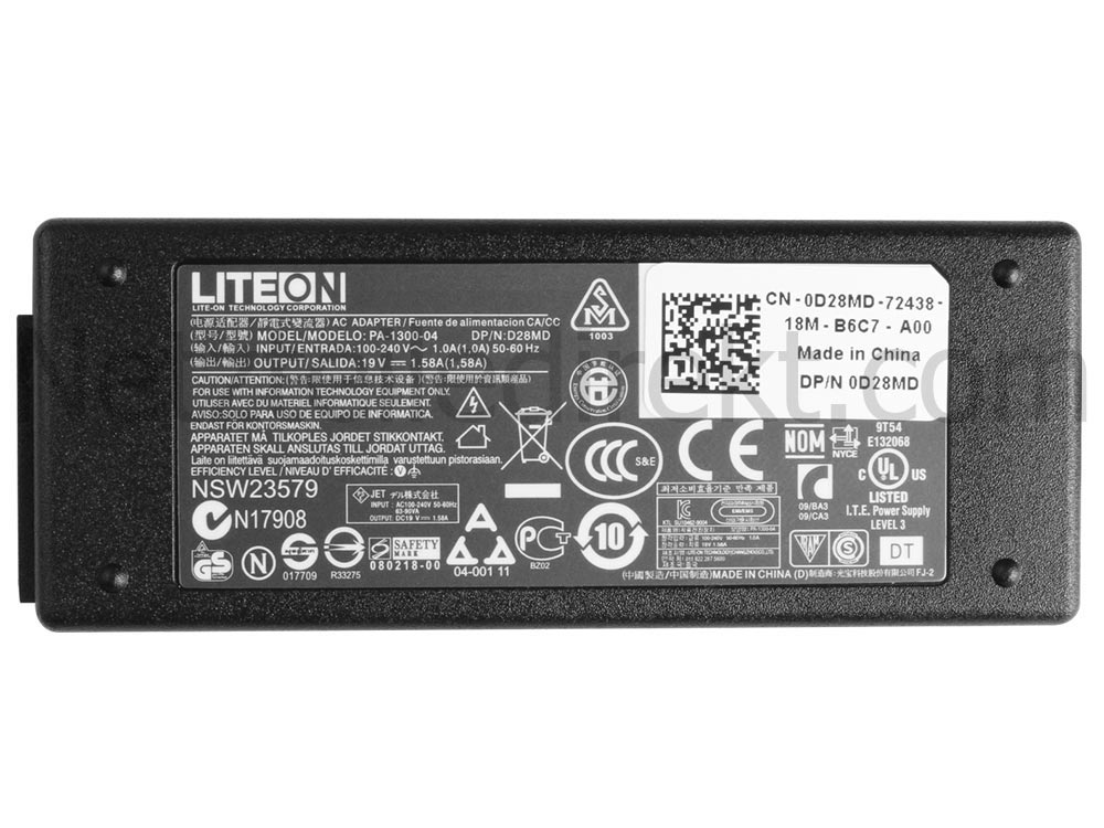 19V 1.58A Dell Latitude ST Table T02G T02G001 Tablet PC Netzteil