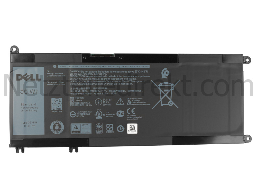 Original 56Wh 4-Zellen Akku Dell Inspiron 17 7779